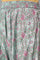 Light Blue Paisley Print High-Low kurta With Draped Pants And Pink Dupatta