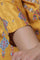 Yellow Glitter Printed Kurta And Pants Set