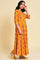 Yellow Multicolor Printed Angrakha kurta Set