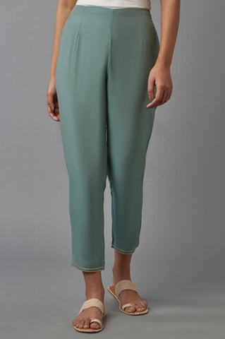 Light Green Slim Pants