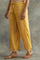 Mustard Printed Parallel Pants