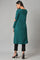 Green Light Festive Embroidered Winter kurta