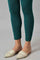 Green Acrylic Winter Leggings