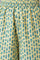 Blue Solid kurta With Yellow Printed Trousers
