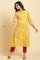 Marigold Yellow Floral Printed Kurta