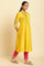 Marigold Yellow Embroidered Kurta