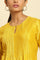 Marigold Yellow Embroidered Kurta