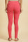 Pink Cotton Jersey Tights