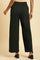 Green Pin Tuck Trouser Pants