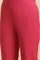 Pink Solid Pants With Gota Trim At Hem