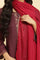 Maroon Chiffion Embellished Festivr Dupatta