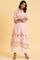 Light Pink Floral Printed Summer kurta