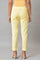 Lemonade Yellow Solid Slim Pants