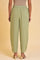 Mint Green Box Pleated Straight Pants