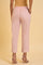 Light Pink Lace Slim Pants