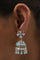 Blue & White Gold Festive Ethnic Jhumkas