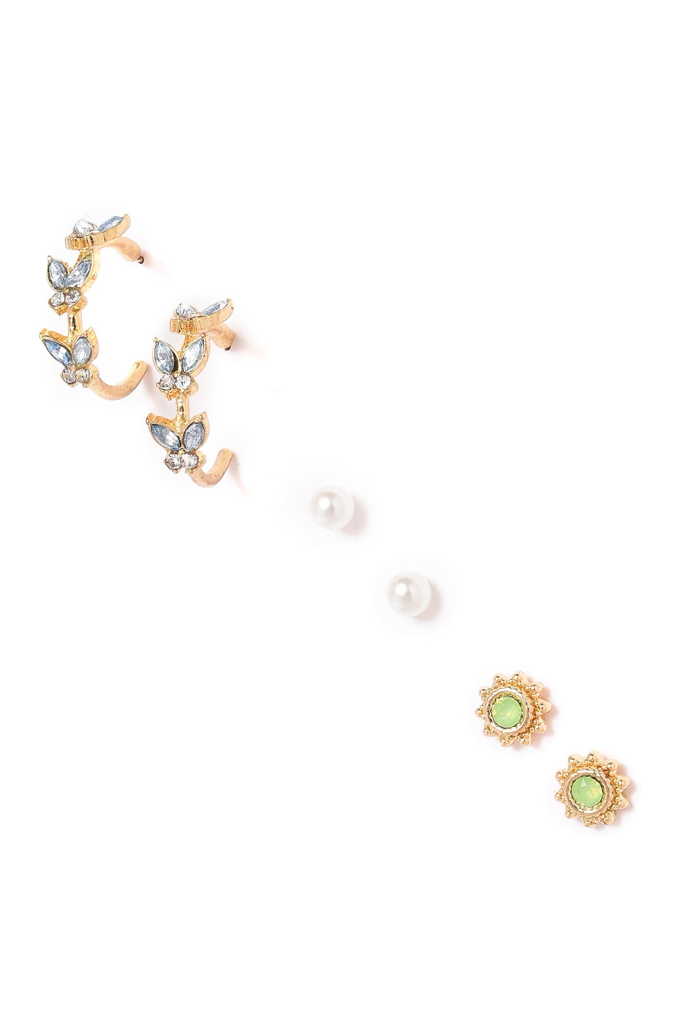 Green & Blue Handcrafted Casual Studs