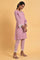 Light Purple Short kurta Set