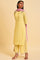 Light Yellow Embroidered Plus Size kurta Set