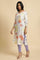 Ecru Floral Printed kurta Set