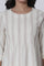 White Yarn-Dyed Stripes Cotton Top