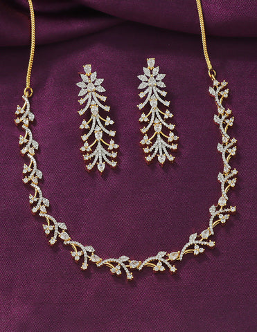 Designer Zirconia Elegance Necklace Set