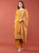 Mustard Silk With Sequence and Hand Embroidered Three Piece Set