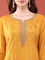 Mustard Silk With Sequence and Hand Embroidered Three Piece Set
