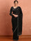 Black Organza saree cut Dana hand embroidery with heavy ready made blouse