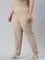 Women Stripe Beige Printed Pencil Pant