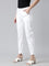 Women White Chinos Trousers