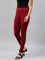 Bright Red Cotton Stretch Churidar