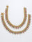 Designer Temple Bud Motif Antique Anklets