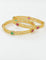 Designer Zirconia Gold Plated Bangles