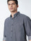 WES Casuals Charcoal Relaxed Fit Shirt