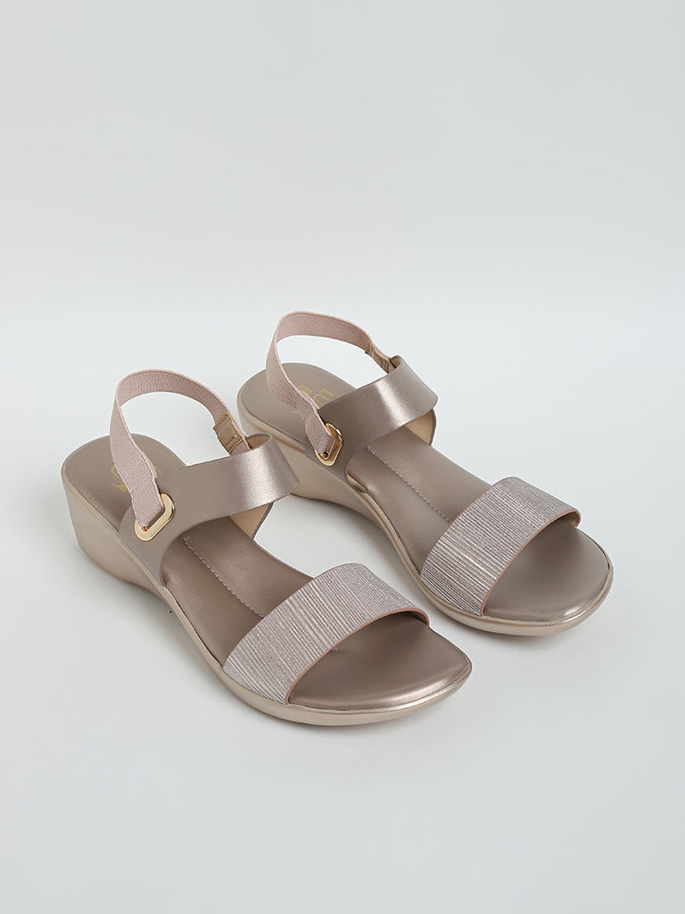 LUNA BLU Pink Platform Sandals