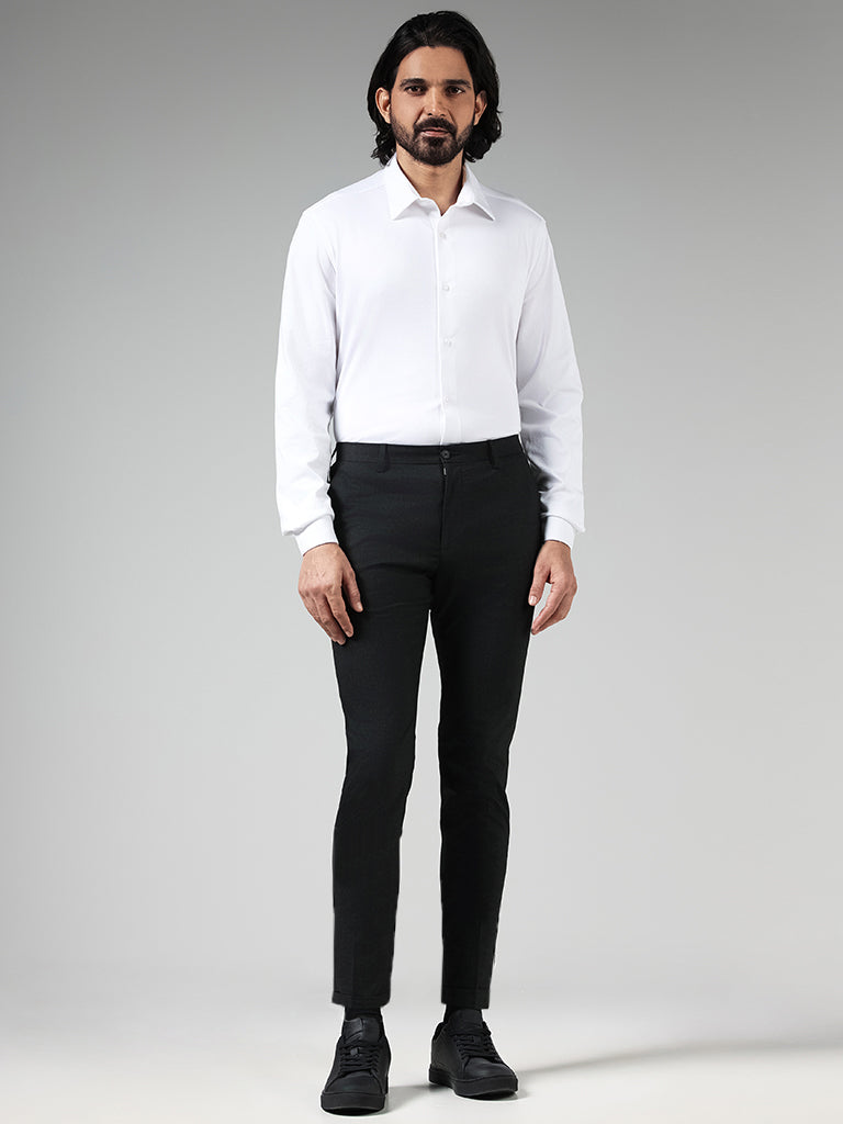 Charcoal slim fit Trousers
