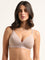 Wunderlove Light Beige Striped Bra