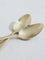 Westside Home Dull Gold Teaspoon (Set of 4)