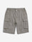 Y&F Kids Olive Mid Rise Cargo Shorts