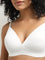 Wunderlove White Ribbed Textured Padded Bra