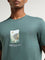 Nuon Green Cotton Slim Fit T-Shirt