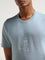 Nuon Blue Slim-Fit Cotton T-Shirt