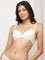 Wunderlove White Lace Design Padded Wired Bra