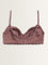 Wunderlove Mauve Lace Design Soft Bra