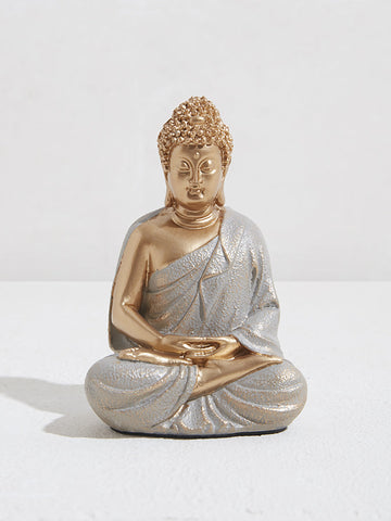 Westside Home Gold Sitting Buddha Decorative Accessory