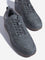 SOLEPLAY Grey Perforated Lace-Up Sneakers