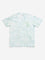 Y&F Kids Blue Tie-Dye Printed T-Shirt