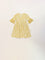 Utsa Kids Mustard Floral Design A-Line Cotton Dress (2 - 8yrs)