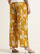 Wardrobe Yellow Leaf-Print Pants